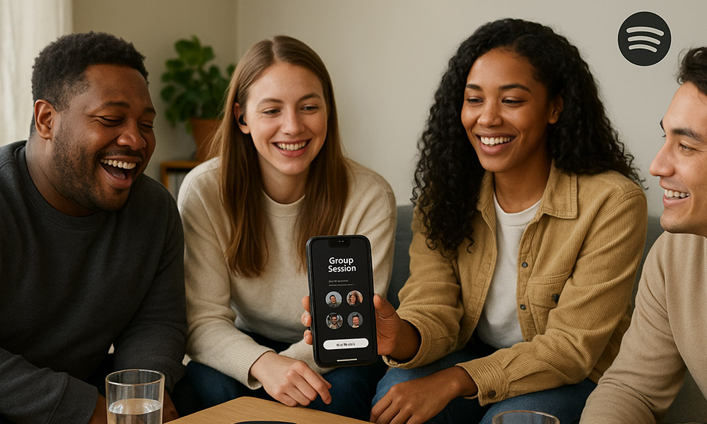 قابلیت Group Session اسپاتیفای برای پخش گروهی