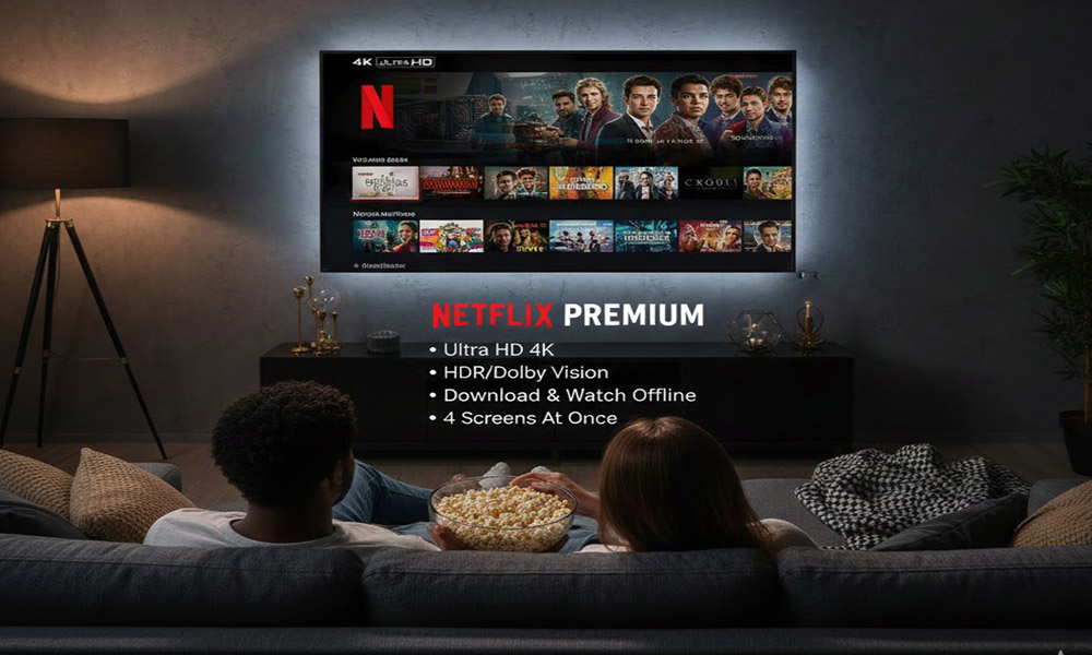 اشتراک و درآمد Netflix