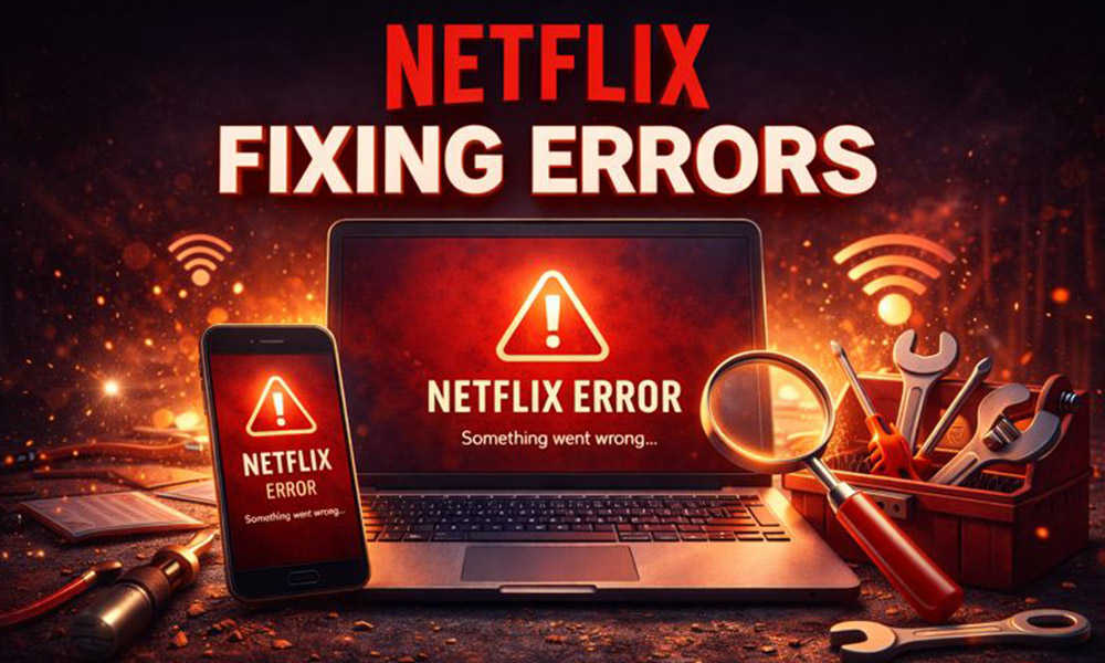 آموزش رفع ارورهای نتفلیکس