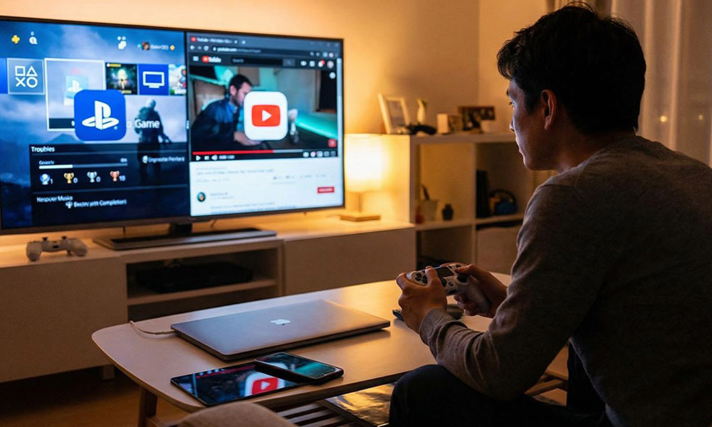 مزایای اکتیو بودن همزمان PS و YT