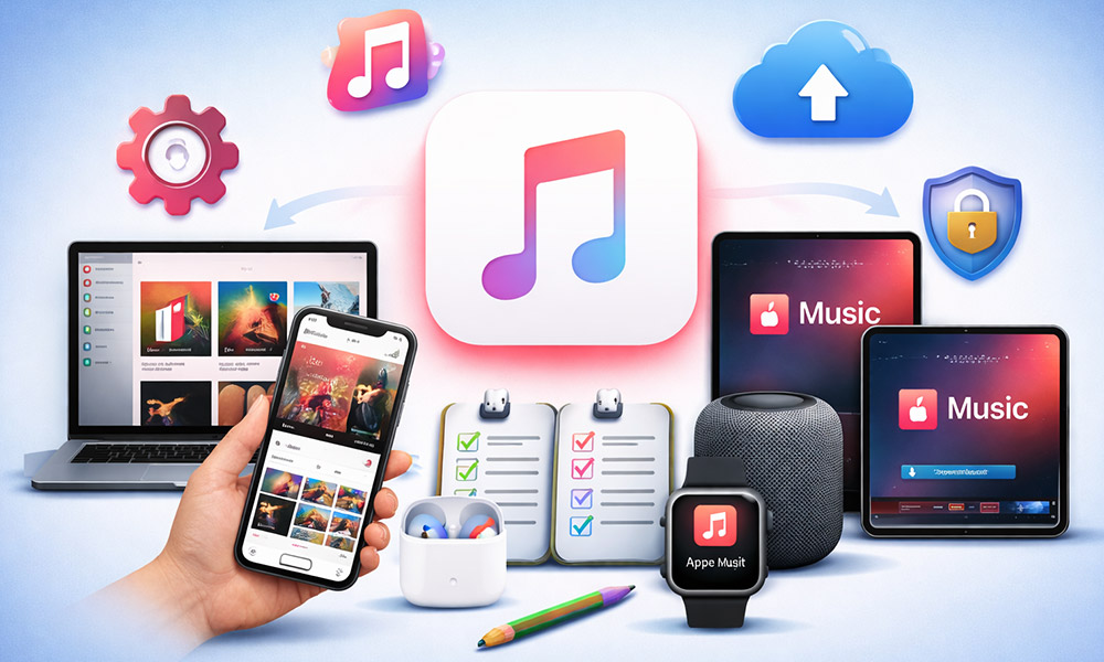 نکات مهم فعال سازی اپل موزیک بعد از نصب