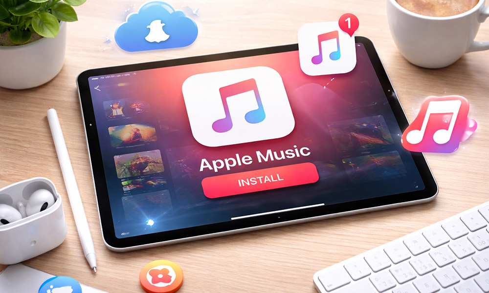 نصب اپل موزیک روی iPad