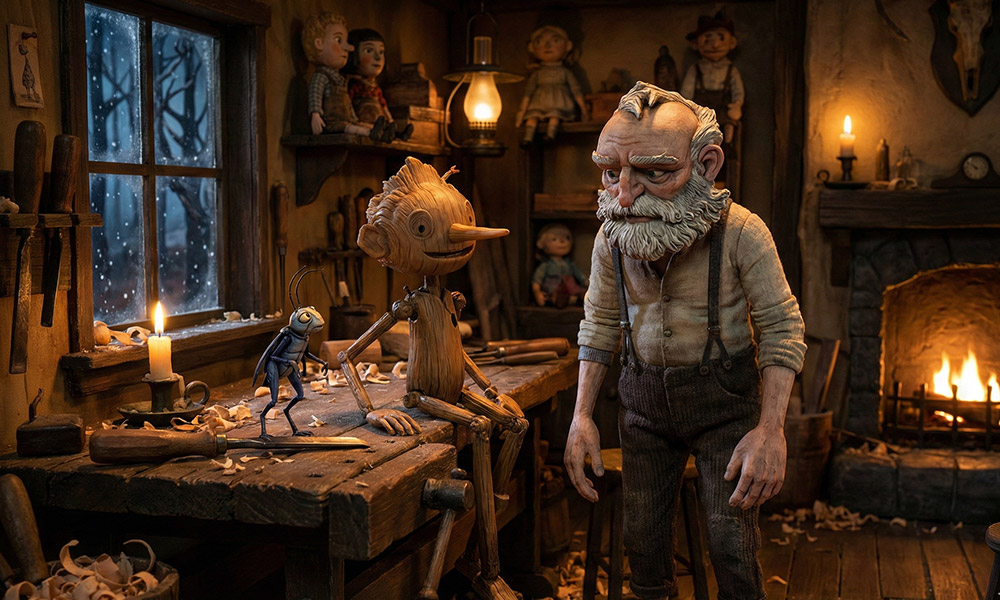 انیمیشن پینوکیو گیلرمو دل تورو Guillermo del Toro’s Pinocchio